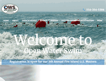 Tablet Screenshot of openwaterswimli.com